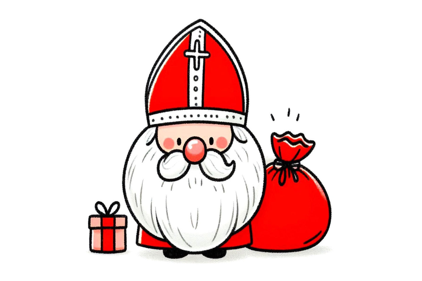 Ansichtkaart Hallo Sinterklaas