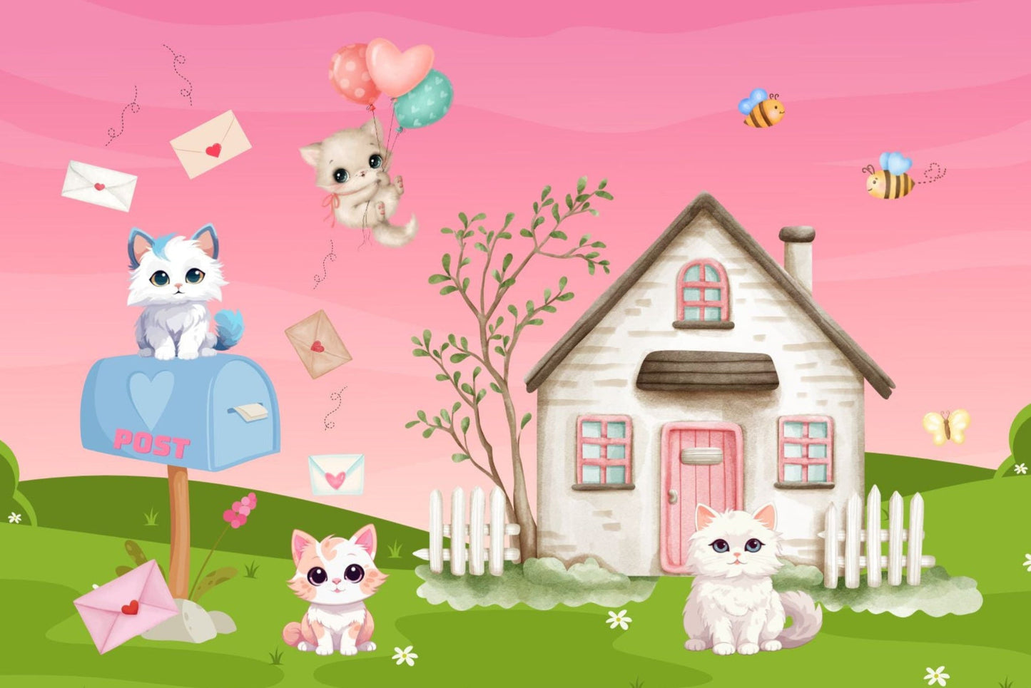 Ansichtkaart Kattenpost, Postcrossing