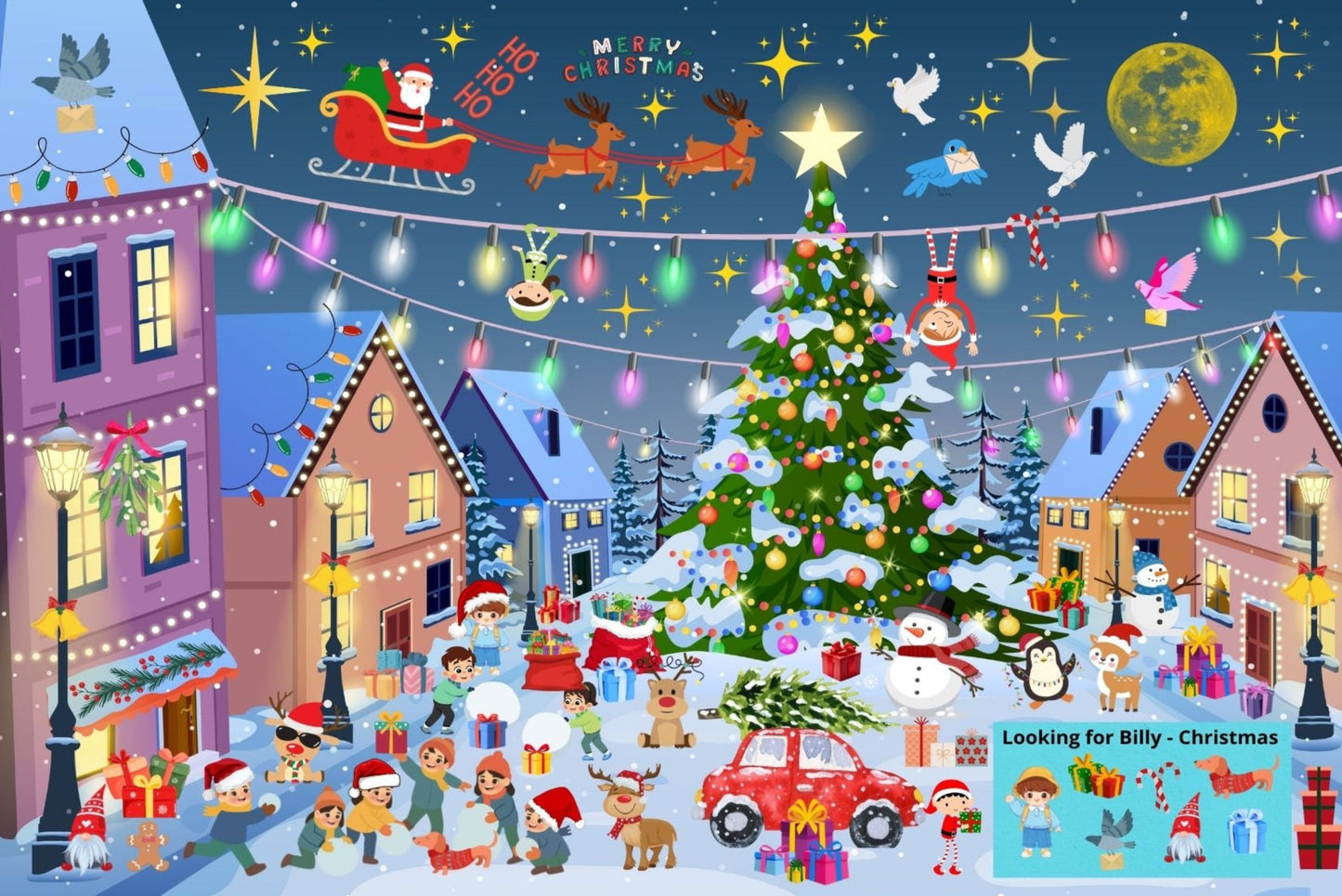 Ansichtkaart Looking for Billy Christmas