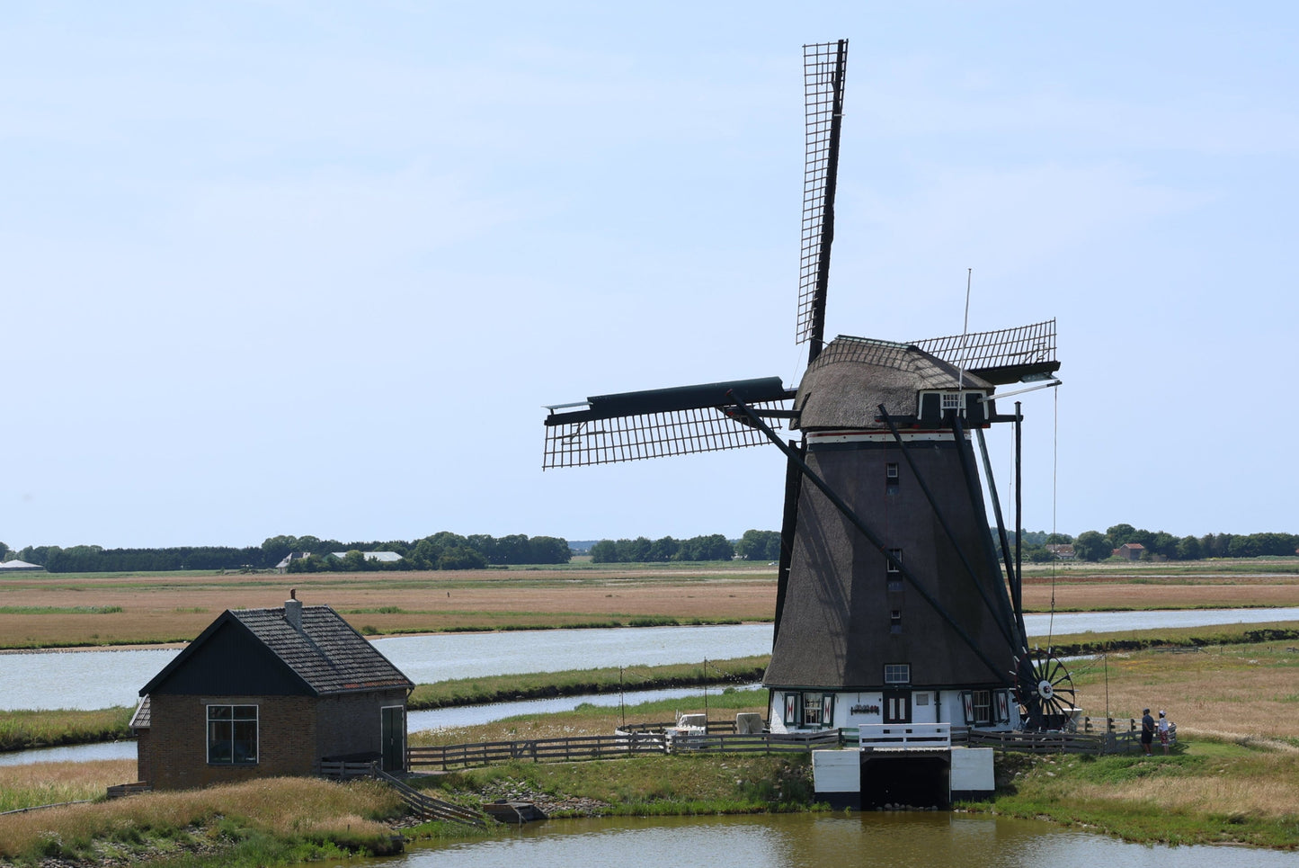 Postkarte Mühle Texel