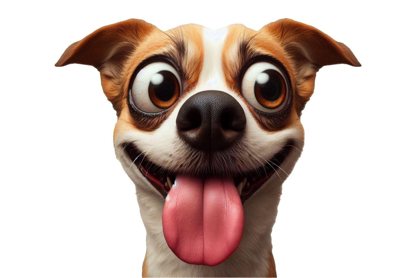 Ansichtkaart Blije Hond