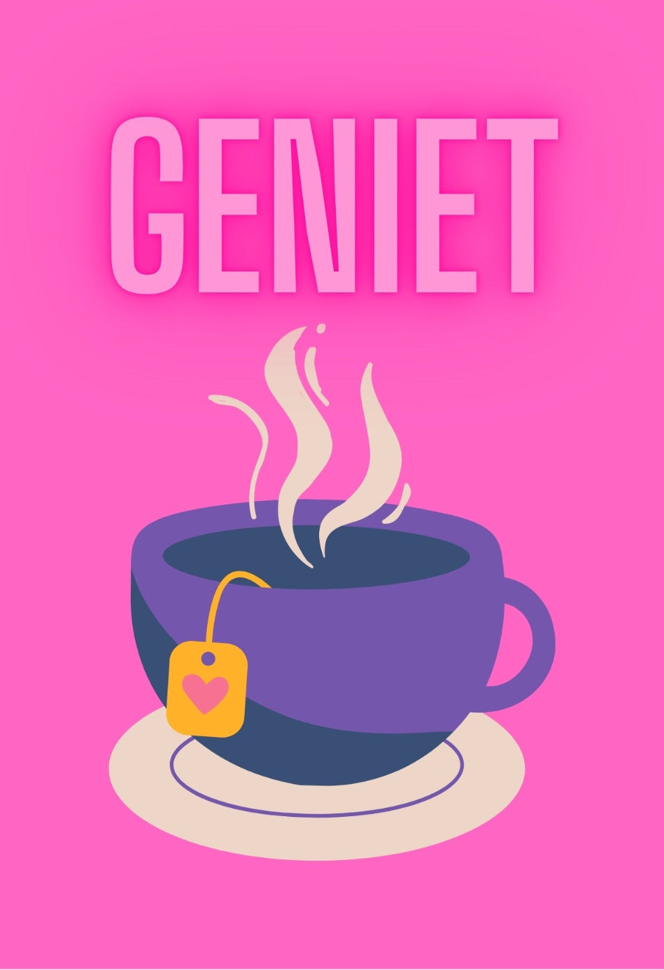 Minikaart Theekop Geniet