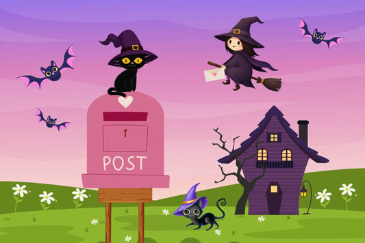 Ansichtkaart Heksenpost