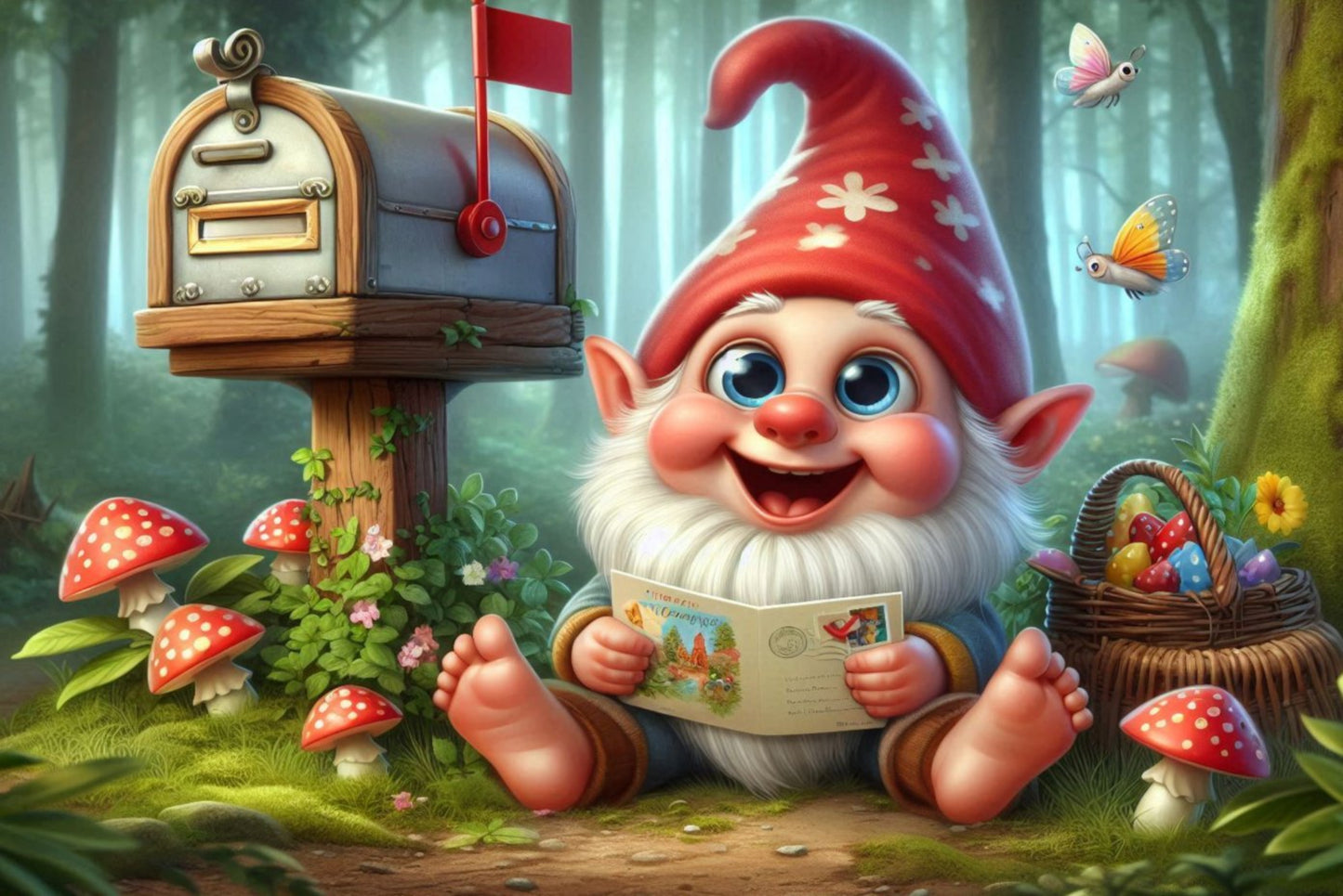 Ansichtkaart Kabouter 4