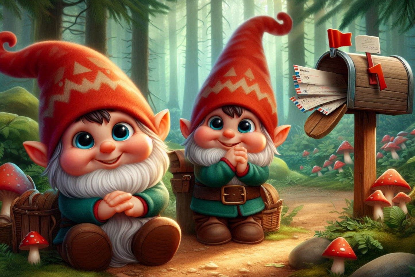 Ansichtkaart kabouter 5