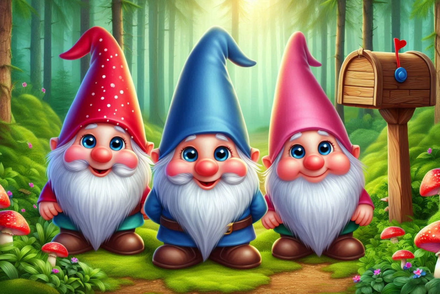 Ansichtkaart Kabouters 3