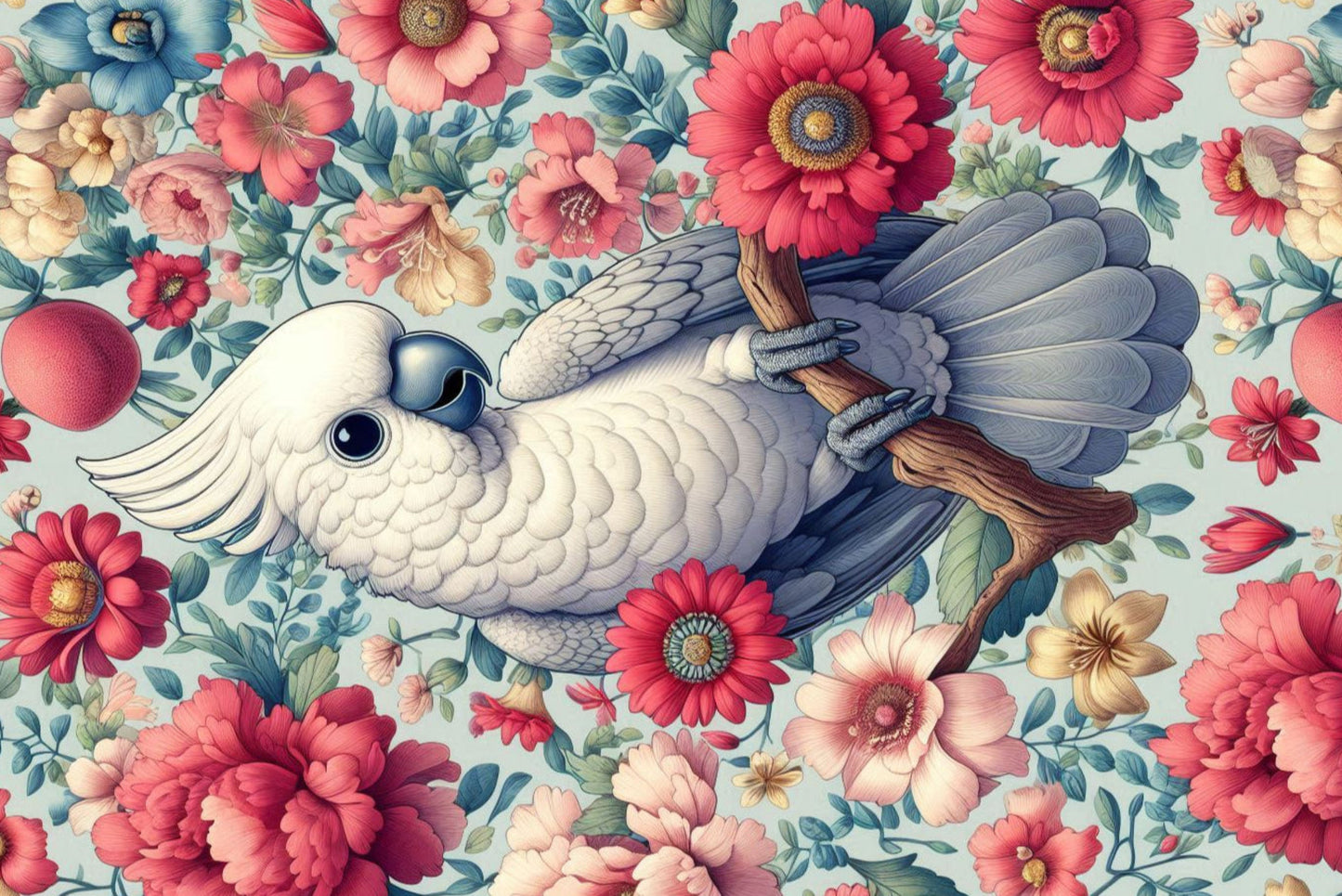 Ansichtkaart Kaketoe