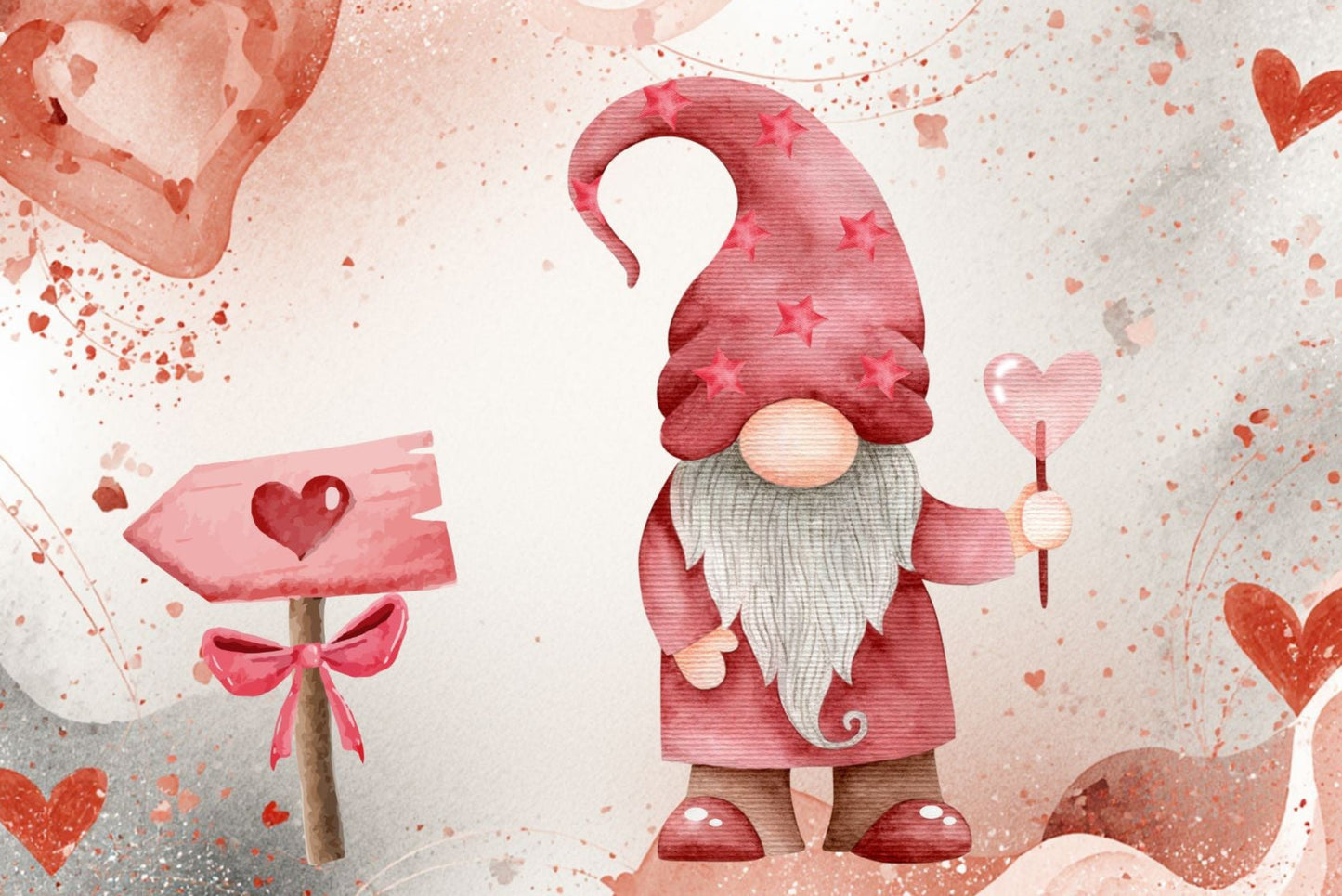 Ansichtkaart Liefde wijst de weg, Valentijnsdag