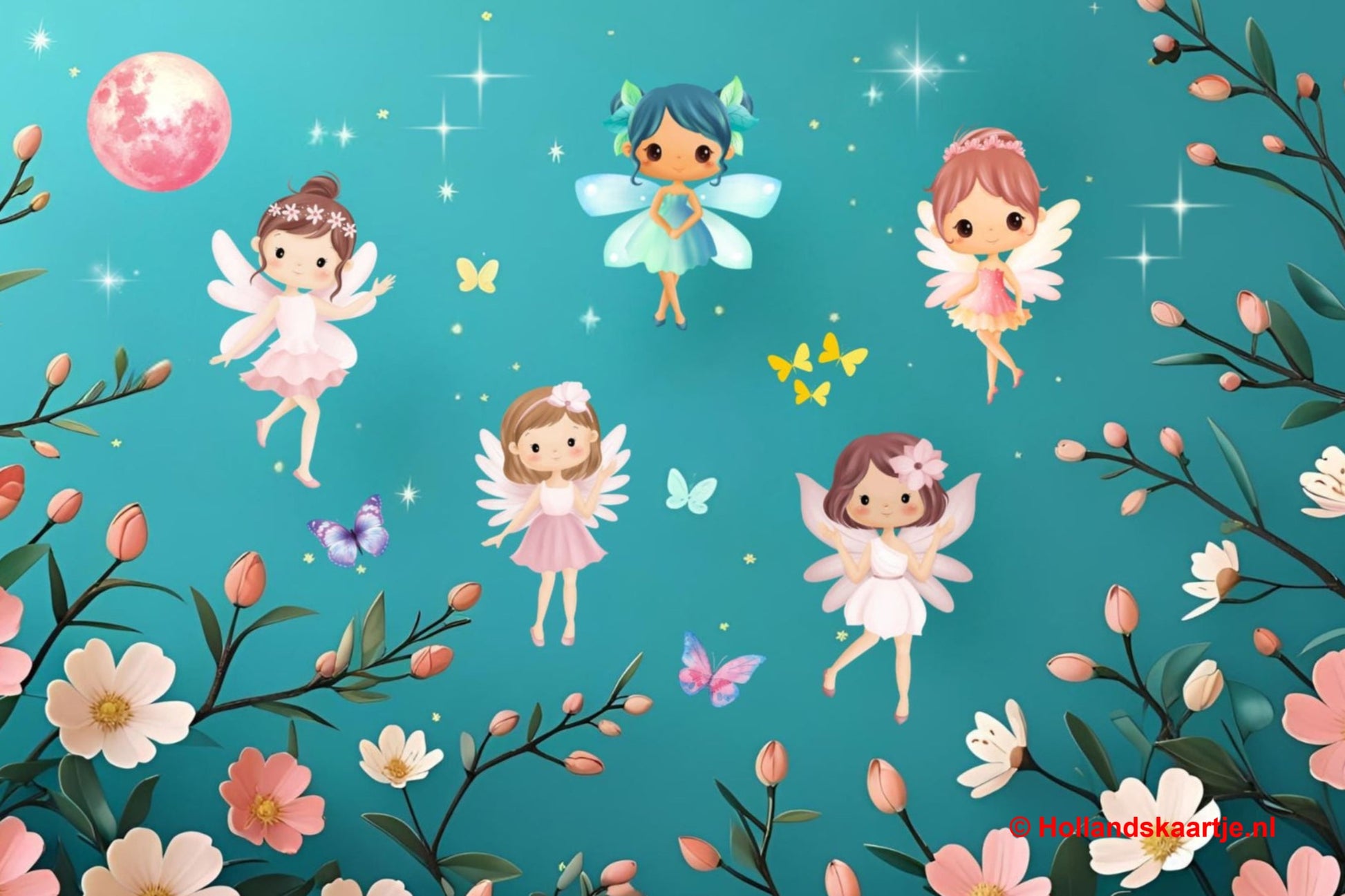 Ansichtkaart Maanmagie, Postcrossing