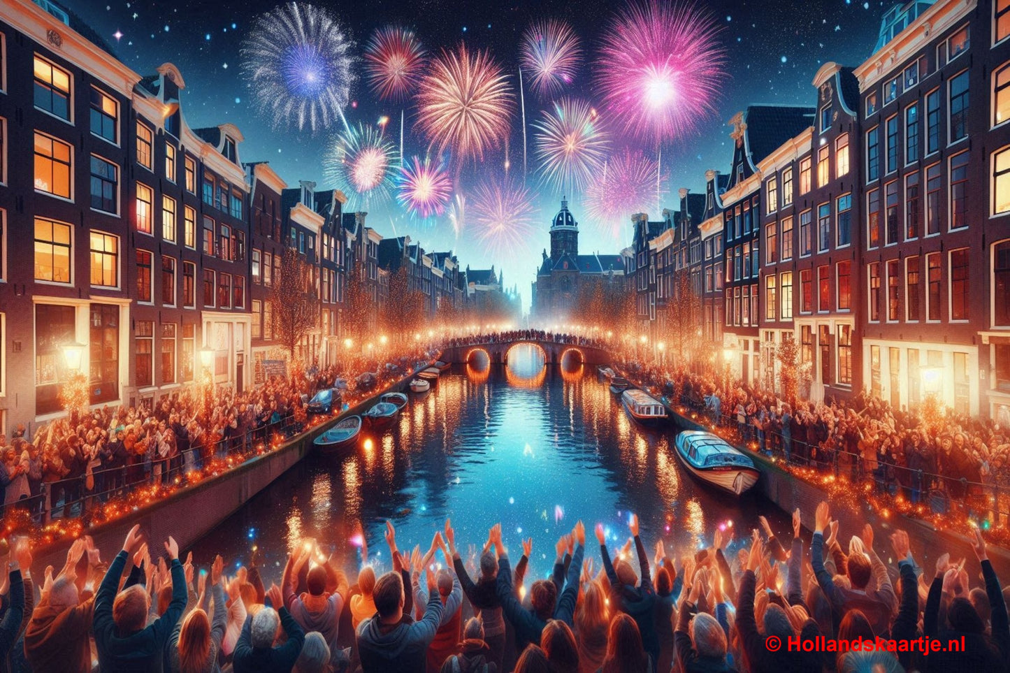 Ansichtkaart Oud en Nieuw