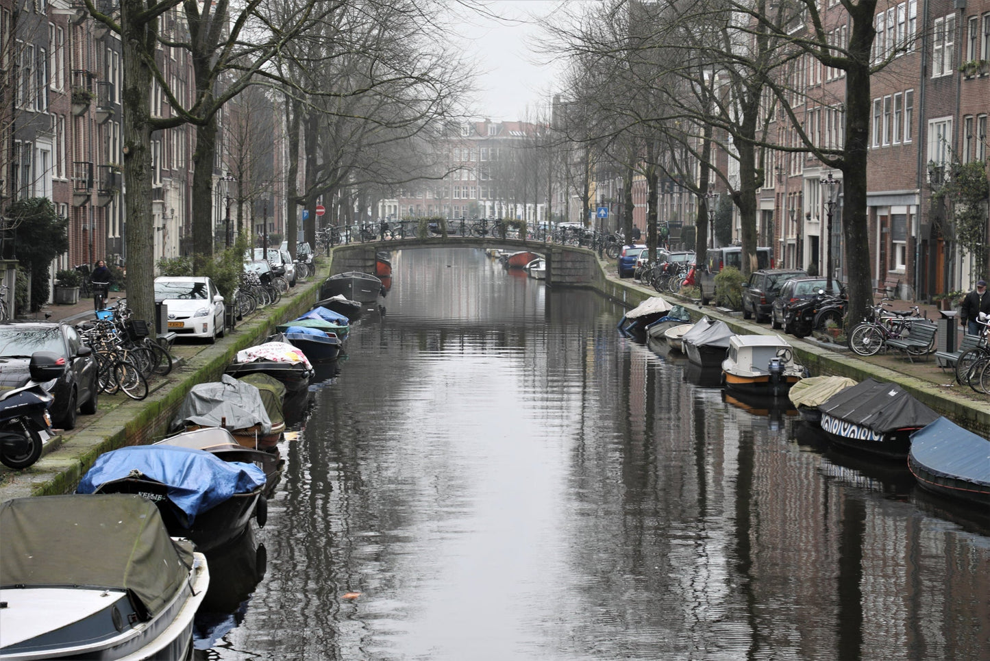 Ansichtkaart Amsterdamse Gracht