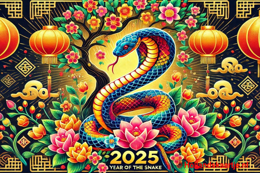 Ansichtkaart Year of the Snake