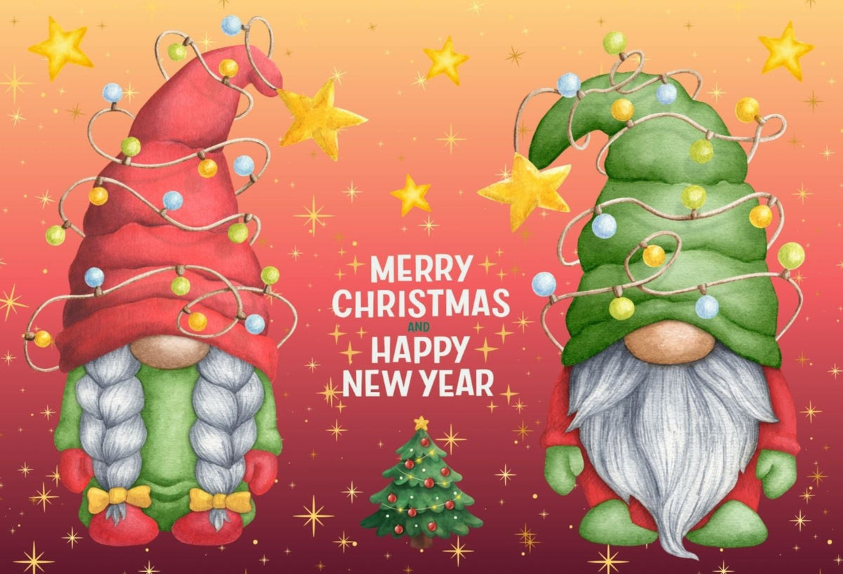 Postkart Weihnachtswichtel