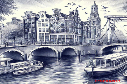 Ansichtkaart Amsterdamse Gracht Postcrossing