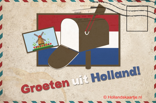 Ansichtkaart Groeten uit Holland Postcrossing