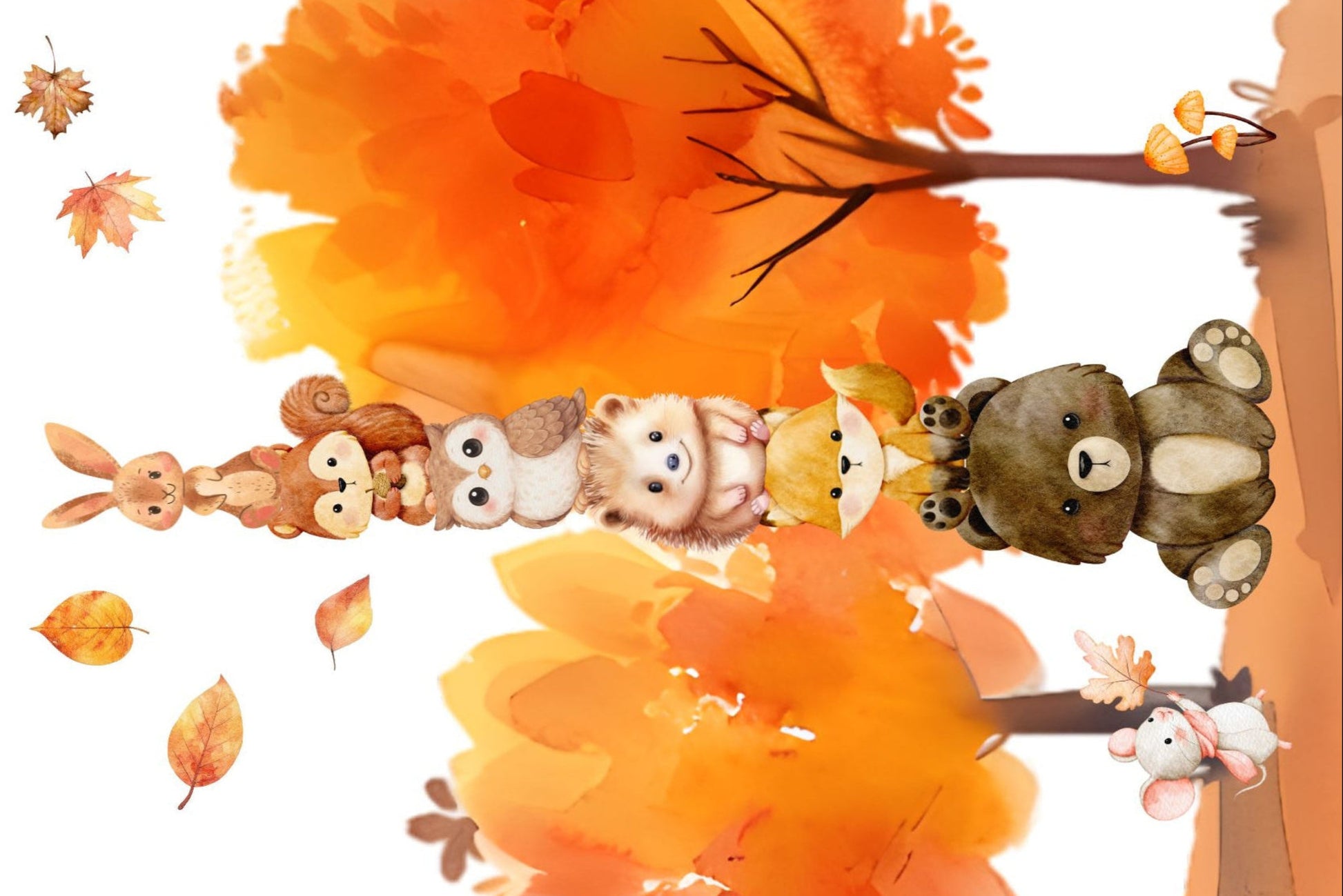 Ansichtkaart Herfsttorem