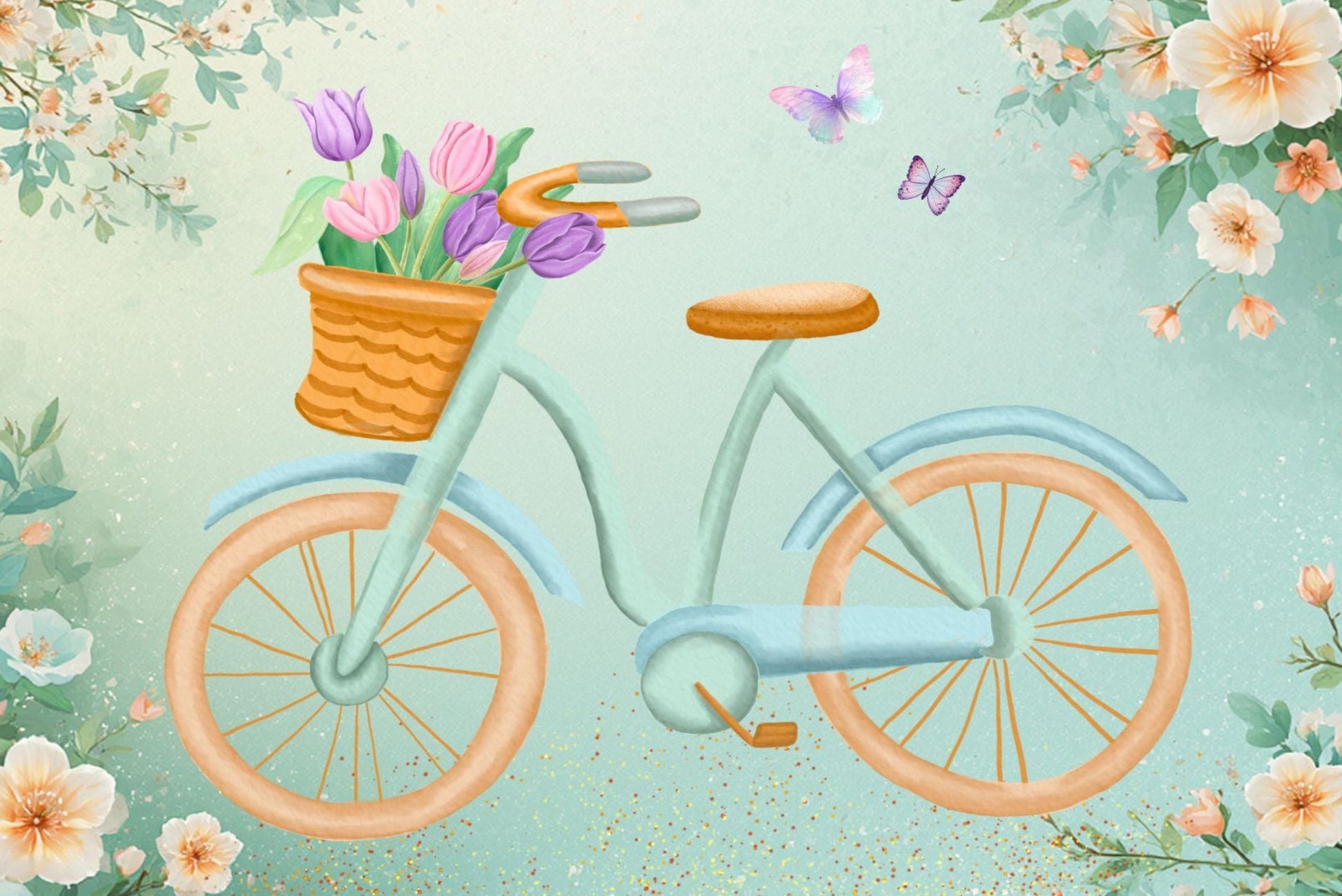 Ansichtkaart Het is weer Lente!