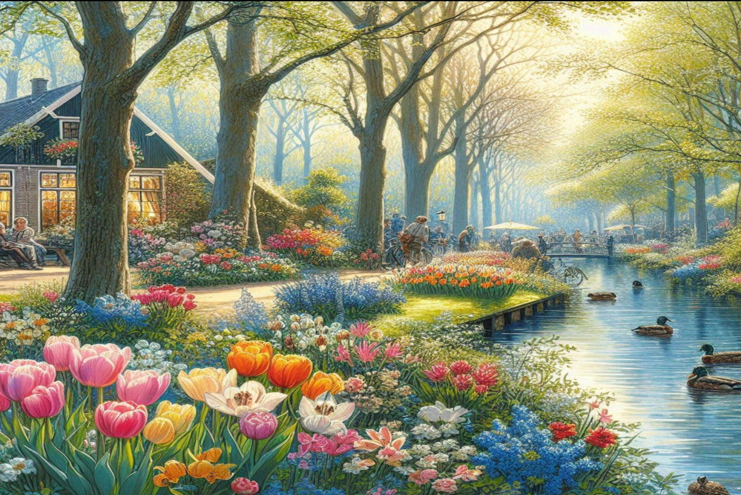 Ansichtkaart Lente in nederland