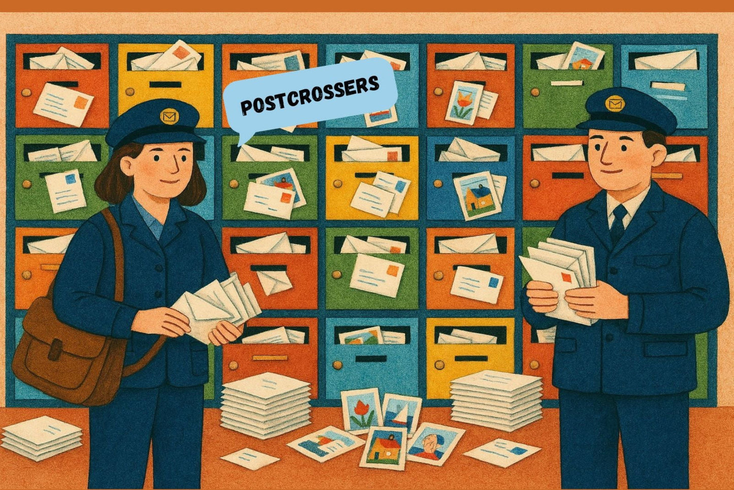 Asichtkaart Postcrossers