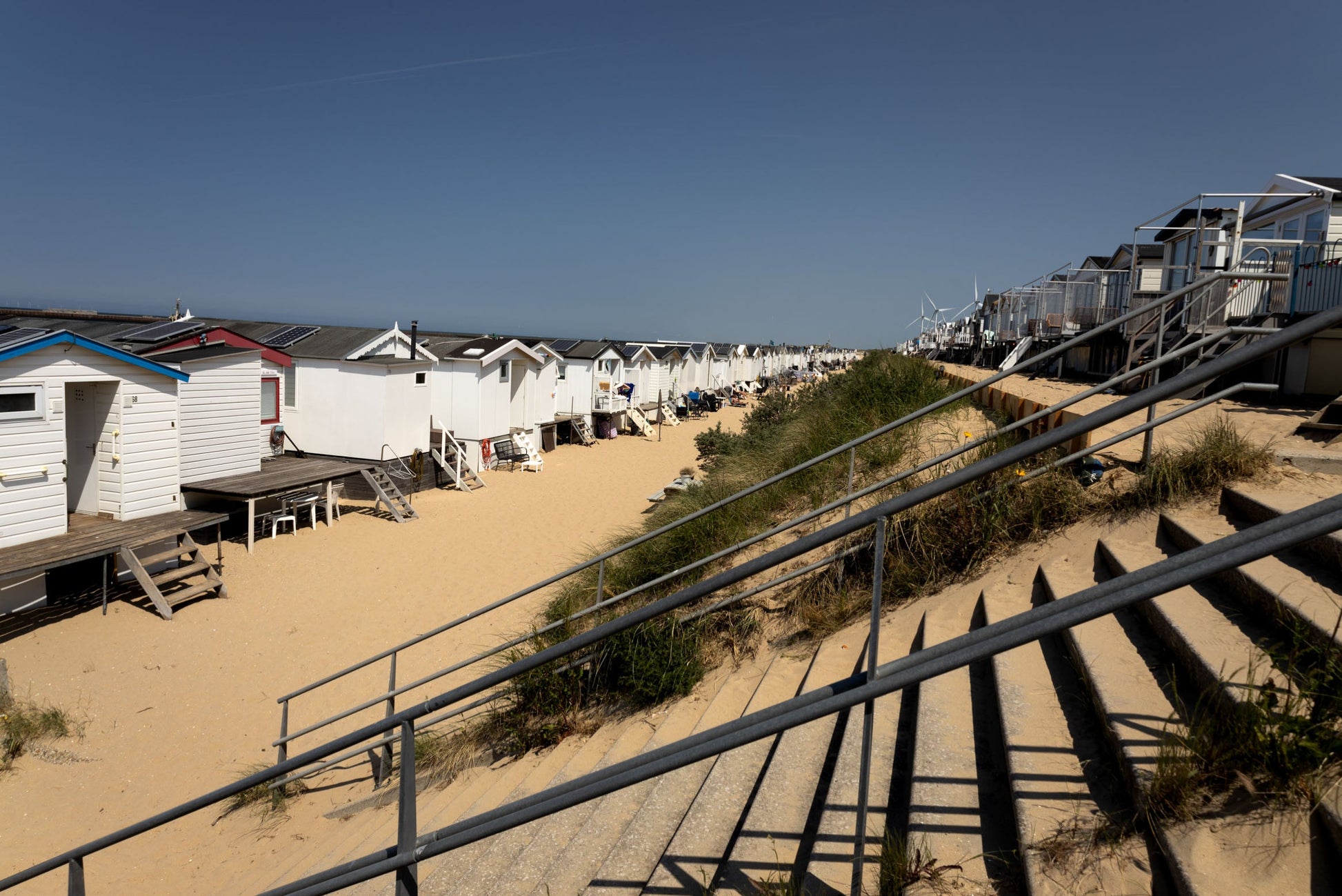 Ansichtkaart Strandhuisjes IJmuiden