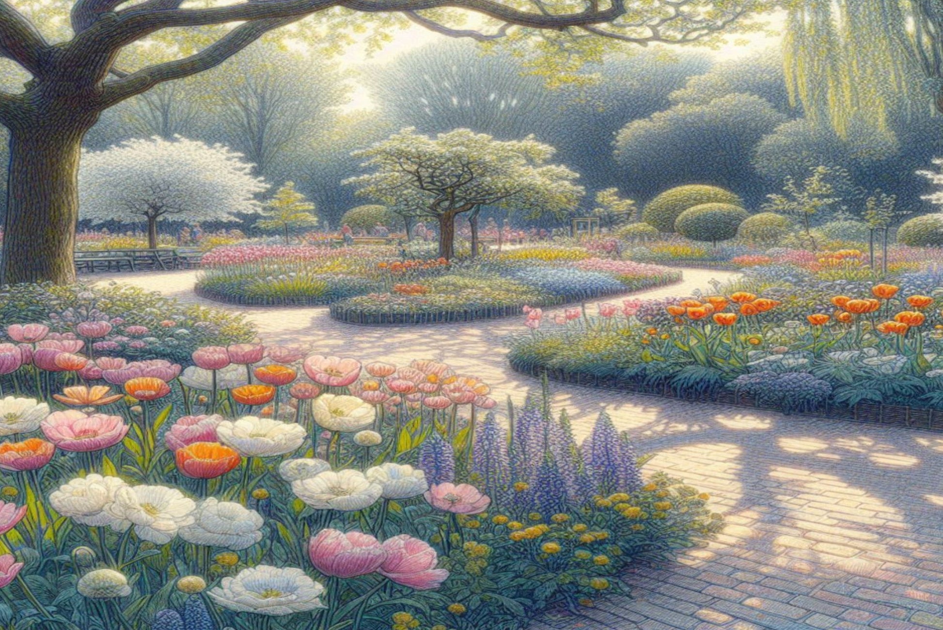 Ansichtkaart Bloemenpark