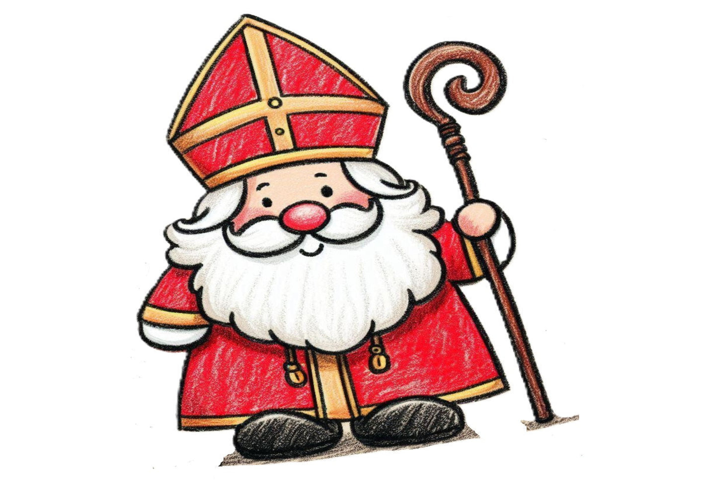 Ansichtkaart Dag Sinterklaasje