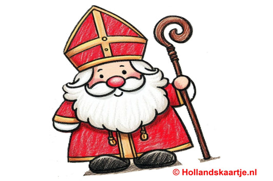 Ansichtkaart Dag Sinterklaasje