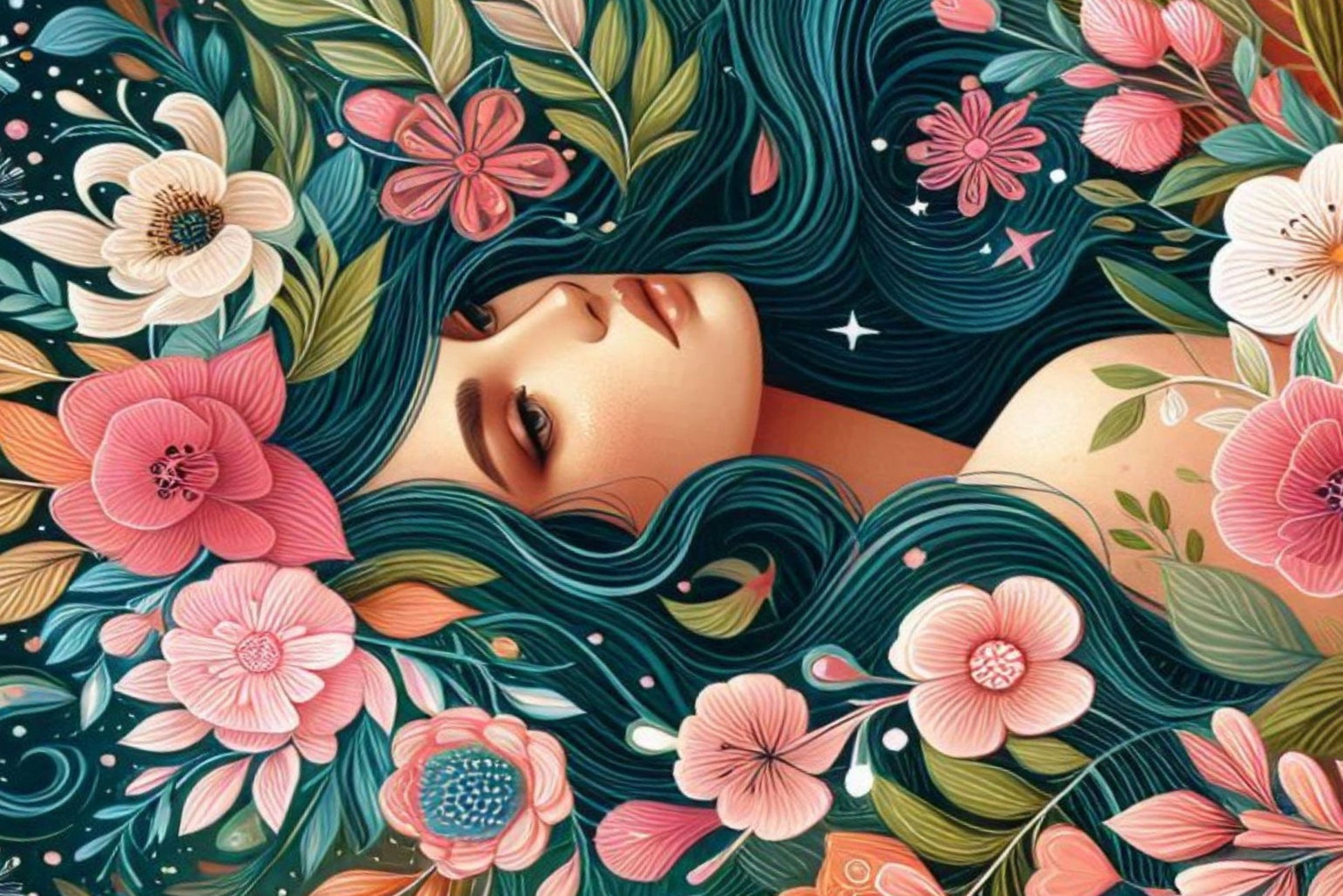 Ansichtkaart Moonflower