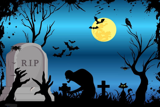 Ansichtkaart Scary Hallowen