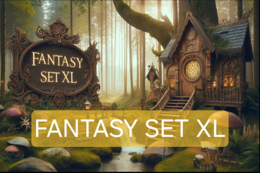 Set 'Fantasy XL' postcards, 20 pieces