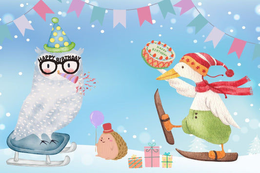 Ansichtkaart Sweet Birthday, Postcrossing