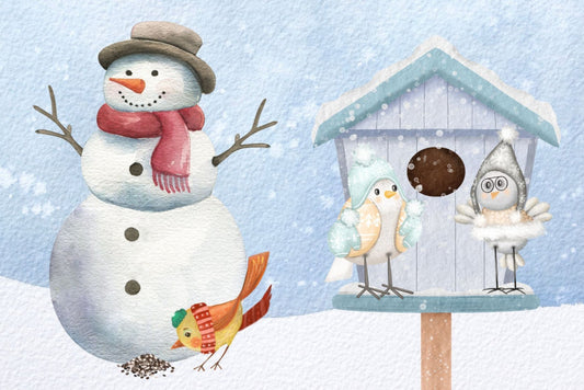 Ansichtkaart Sweet Winter, postcrossing