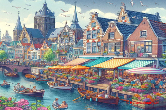 Ansichtkaart Zomer in Nederland voor Postcrossing